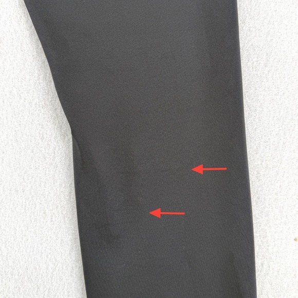 Alo Yoga Airlift High-Waist 7/8 Athletic Gym Athleisure Leggings Black Sheen M - Picture 6 of 8